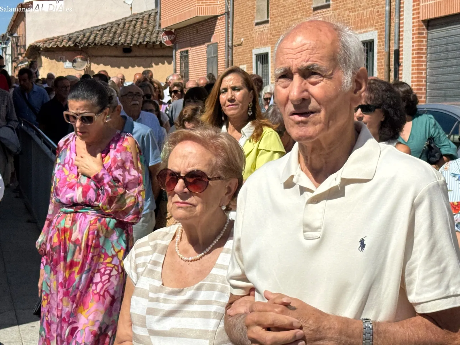 Procesión de la Virgen de la Encina en Macotera