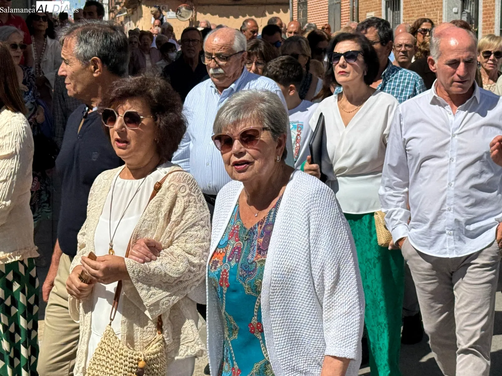 Procesión de la Virgen de la Encina en Macotera