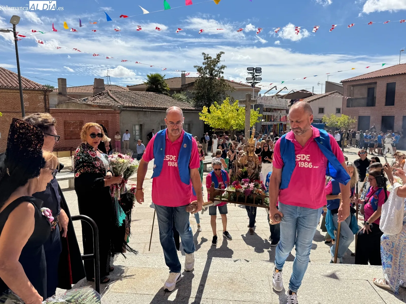 Procesión de la Virgen de la Vega en Villoria