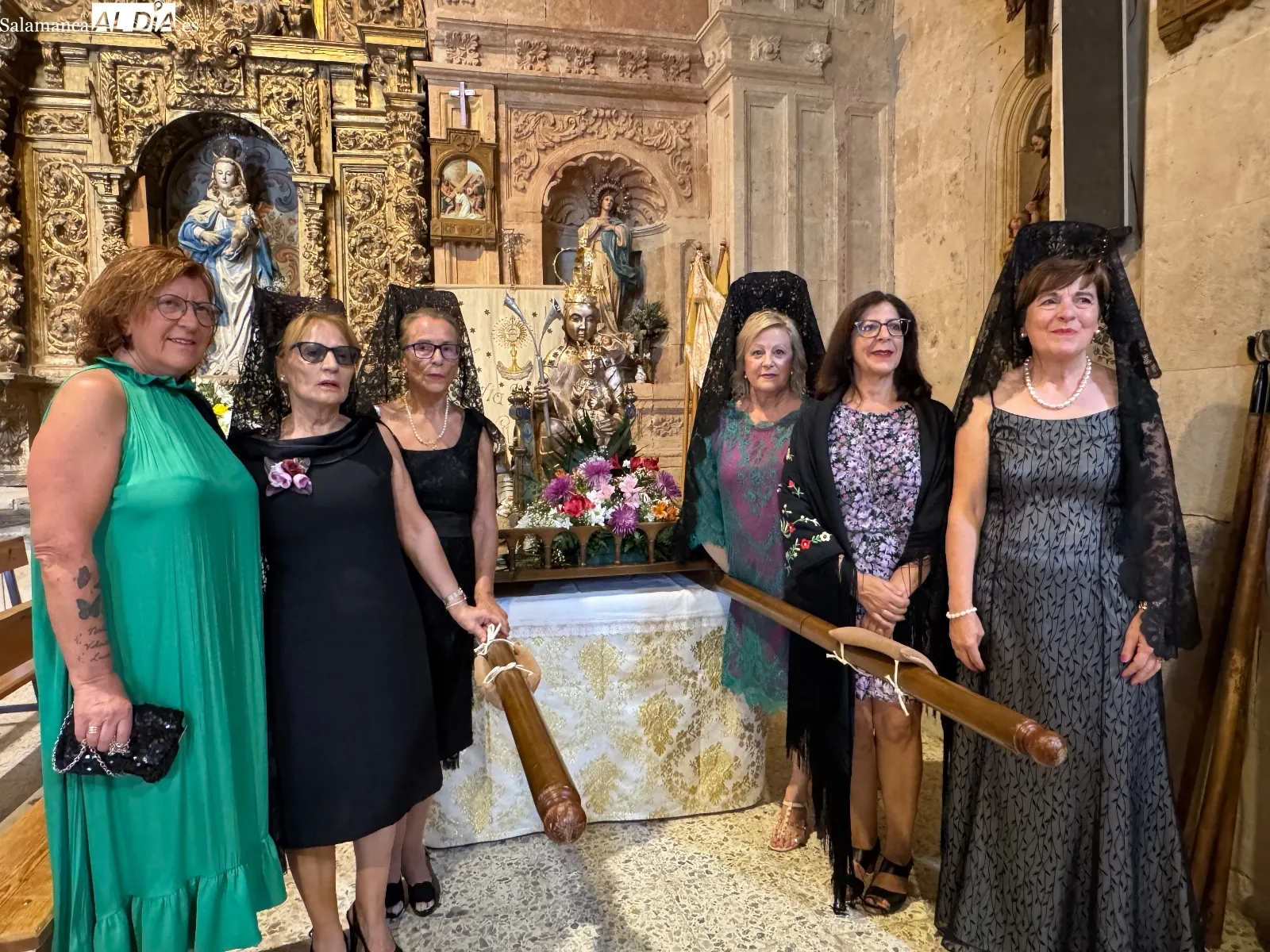 Procesión de la Virgen de la Vega en Villoria