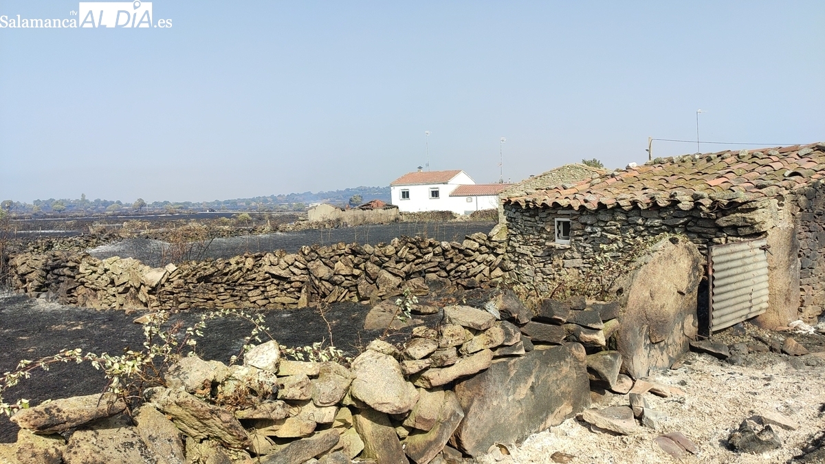 Ayudas a familias de Villaseco por el incendio de Cipérez