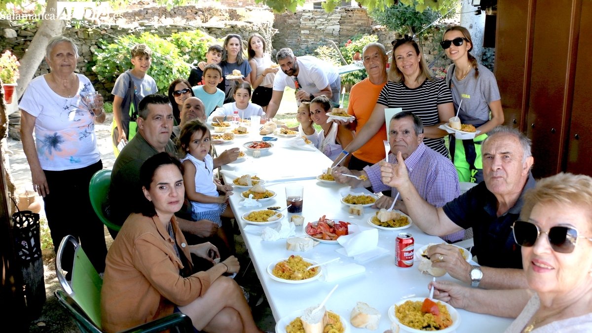 Paella en las fiestas de Villares de Yeltes 