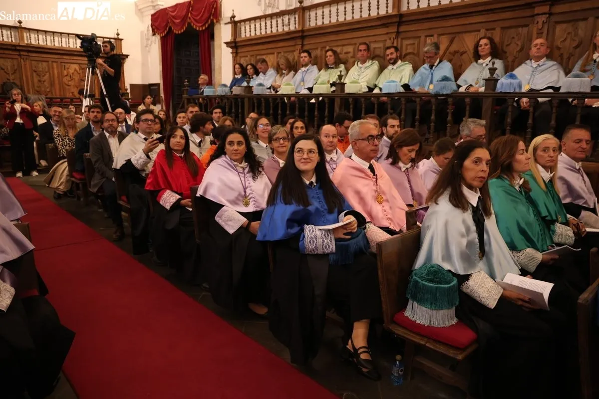 La Universidad Pontificia de Salamanca (UPSA) ha inaugurado su curso académico 2025-2026, coincidiendo con su 85 aniversario. Foto de David Sañudo