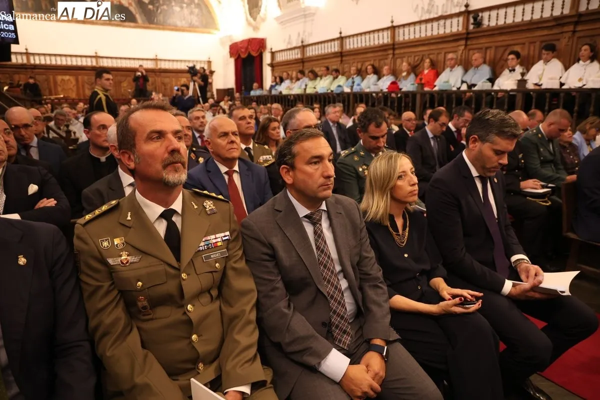 La Universidad Pontificia de Salamanca (UPSA) ha inaugurado su curso académico 2025-2026, coincidiendo con su 85 aniversario. Foto de David Sañudo