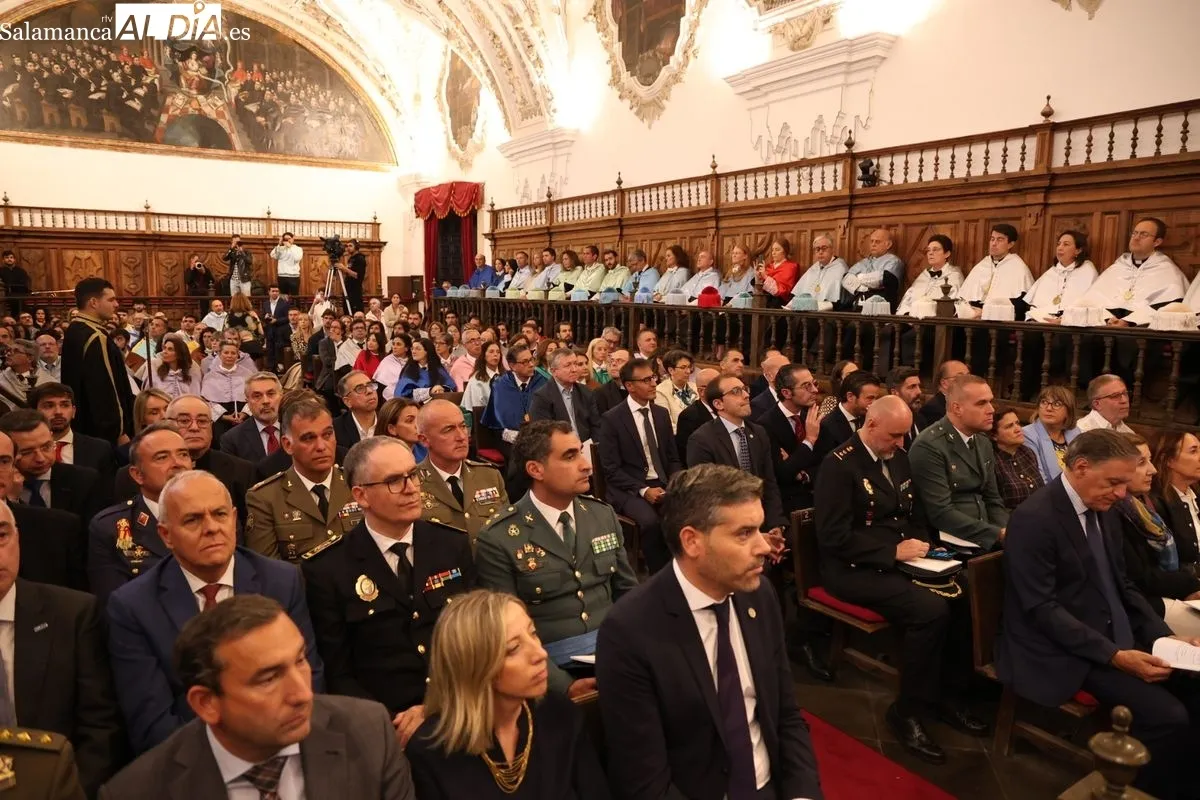 La Universidad Pontificia de Salamanca (UPSA) ha inaugurado su curso académico 2025-2026, coincidiendo con su 85 aniversario. Foto de David Sañudo