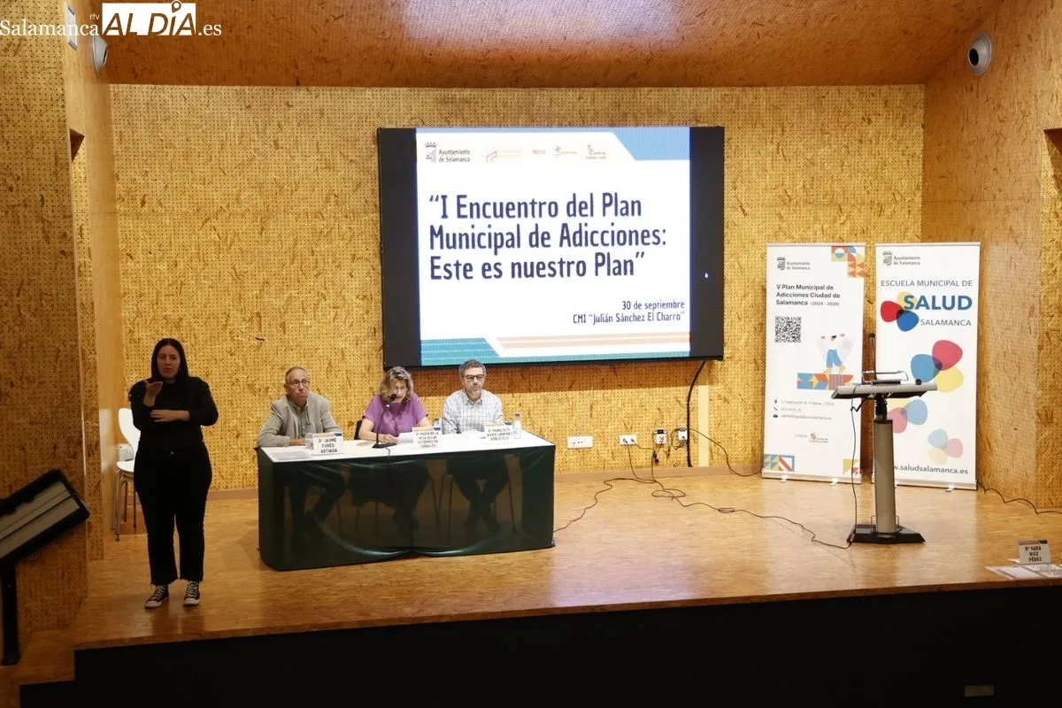 I Encuentro del Plan Municipal de Adicciones en el Centro Julián Sánchez El Charro. Foto de David Sañudo