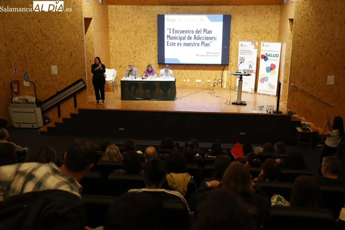 I Encuentro del Plan Municipal de Adicciones en el Centro Julián Sánchez El Charro. Foto de David Sañudo