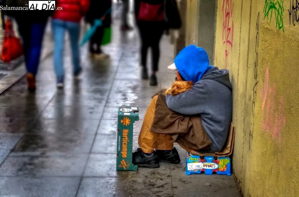 Foto de Manuel Lamas tomada para ilustrar su video poema Lamento del hombre oprimido