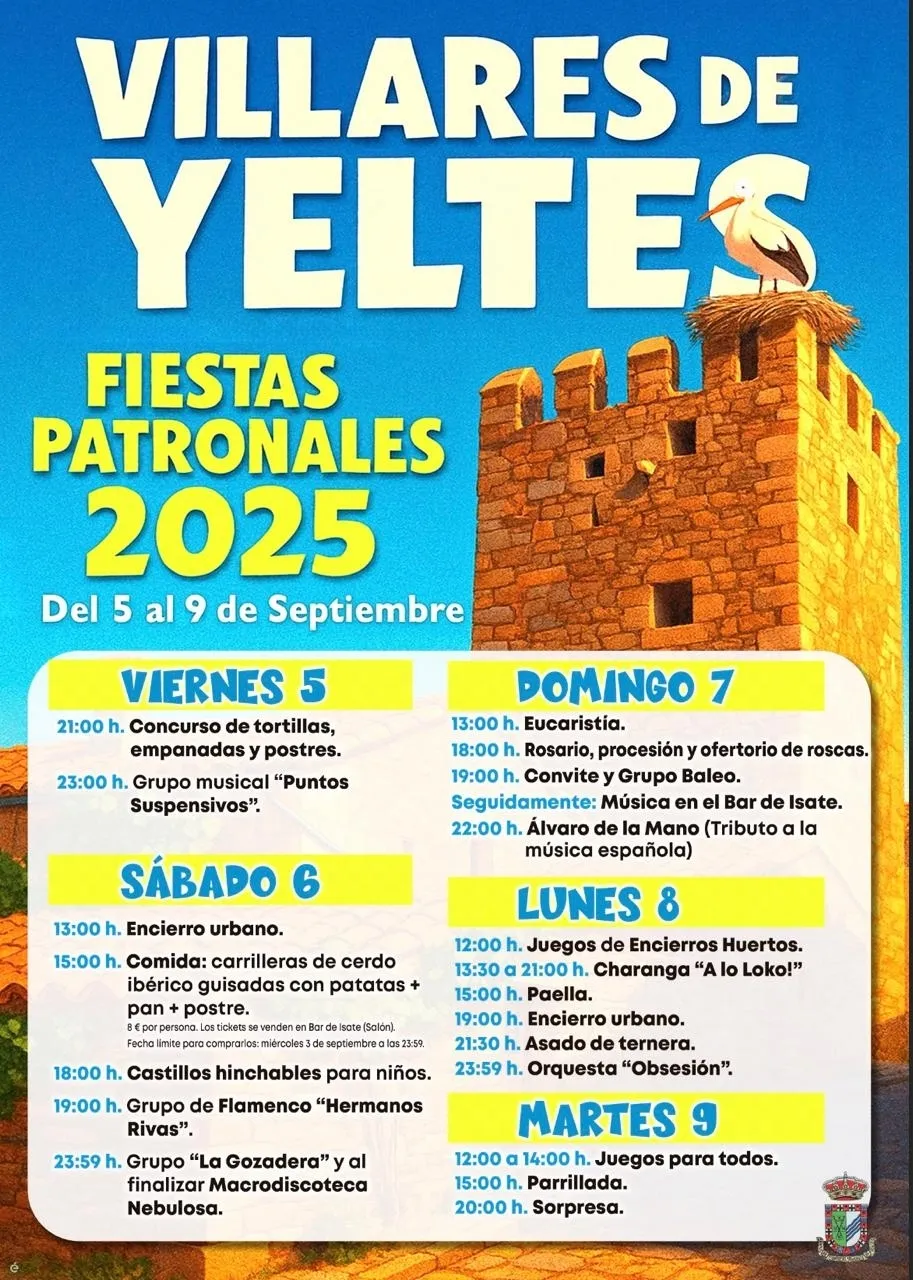 Foto 2 - Cinco d&iacute;as de fiesta en honor a la Virgen del Rosario: todo sobre las Fiestas de la Ofrenda en Villares de Yeltes
