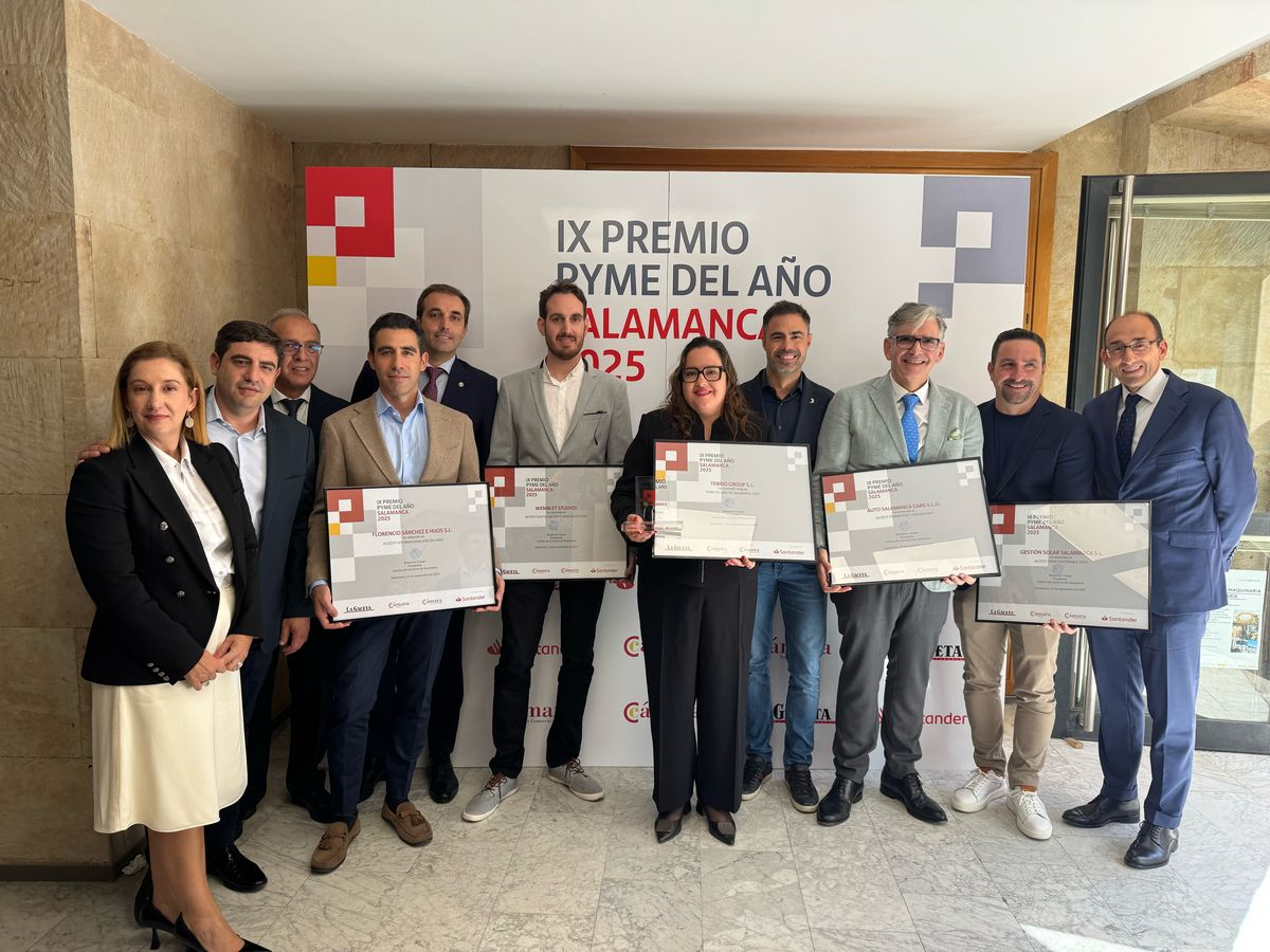 Tebrio gana el Premio Pyme del Año 2025 de Salamanca