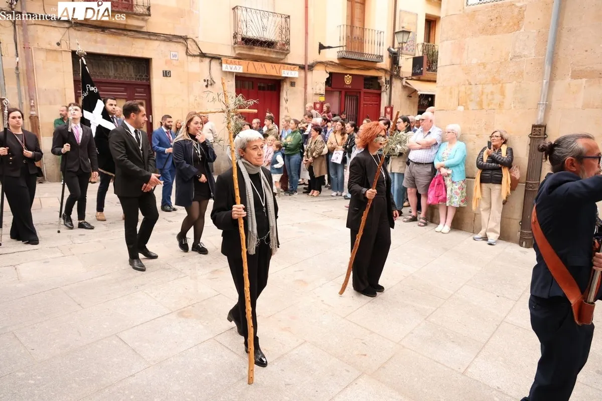 Procesión extraordinaria de Nuestra Señora de la Esperanza por las calles de Salamanca. Foto: David Sañudo