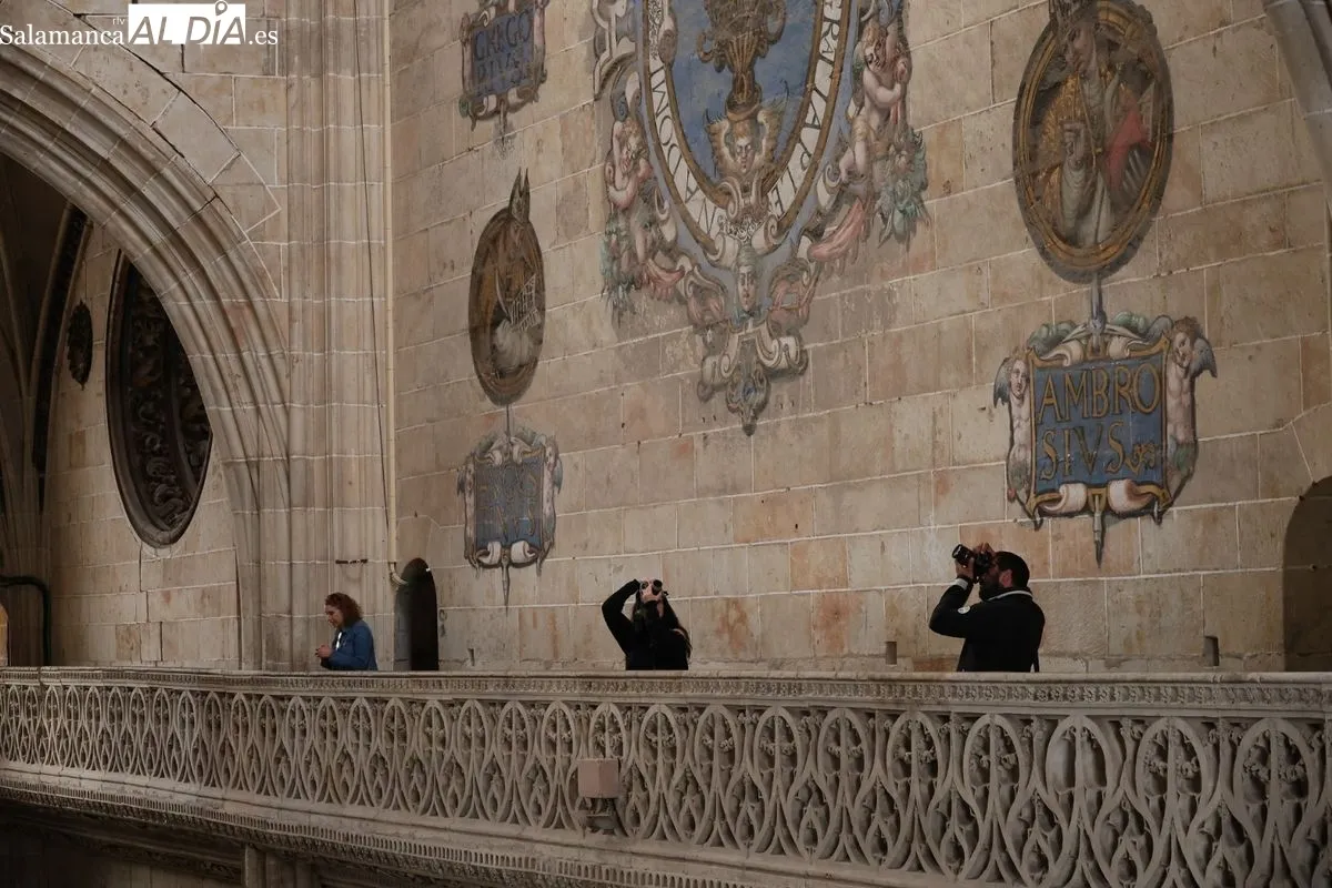 Respuesta multitudinaria a la jornada de puertas abiertas en 20 museos y monumentos de Salamanca. Foto de David Sañudo