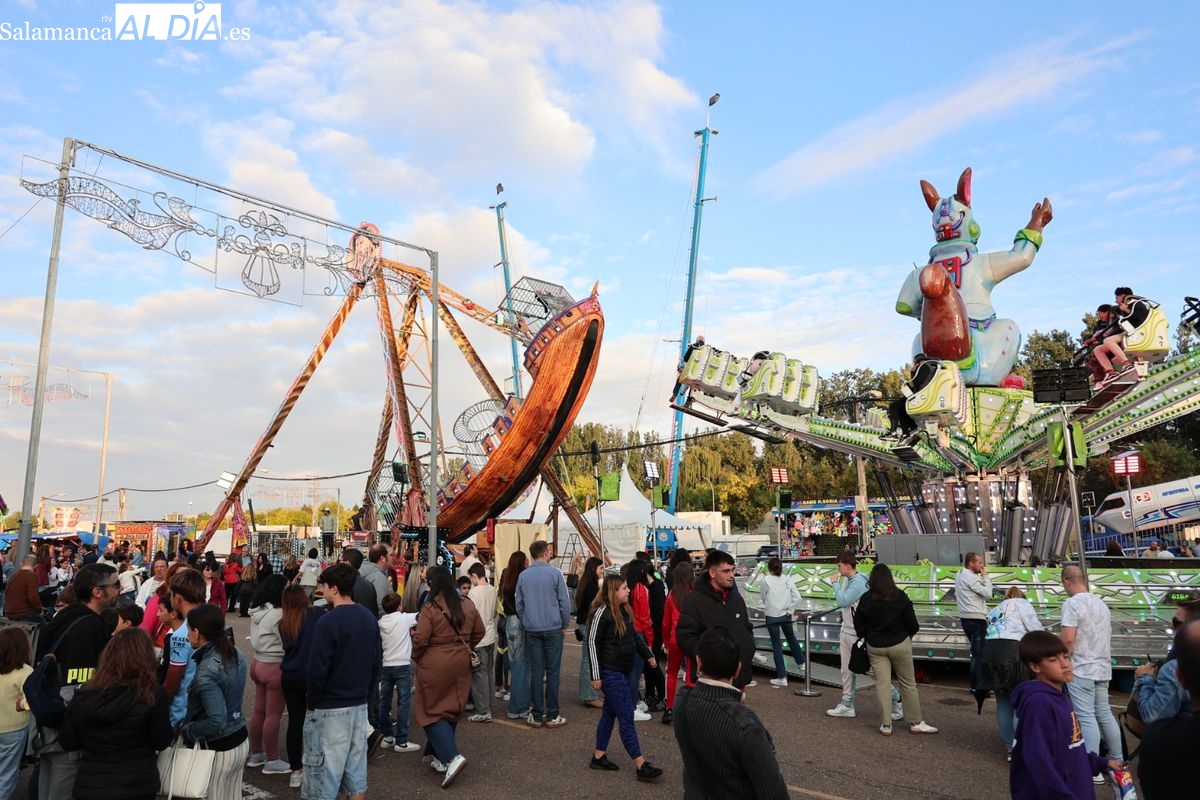 Cierre de las atracciones de la feria de Salamanca 2025