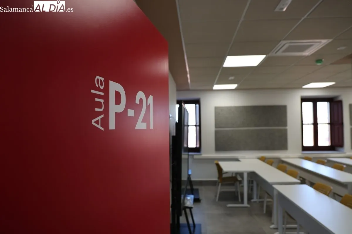 Nuevo aspecto de la Facultad de Psicología de la UPSA. Foto de David Sañudo