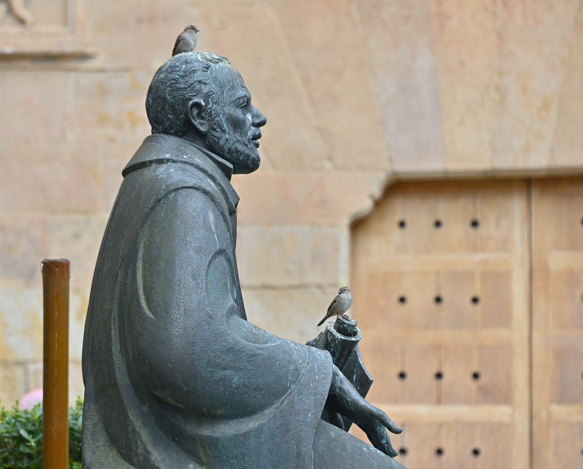 SALAMANCA. Estatua Francisco Salinas