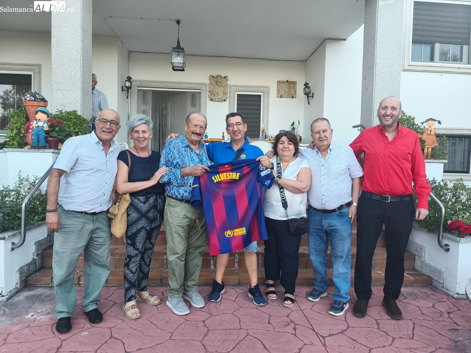 Homenaje Peña Barcelonista Salamanca a Silvestree S