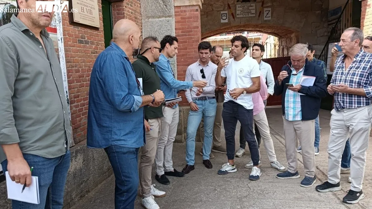 Sorteo de los novillos de Montalvo para la primera de feria en Salamanca 