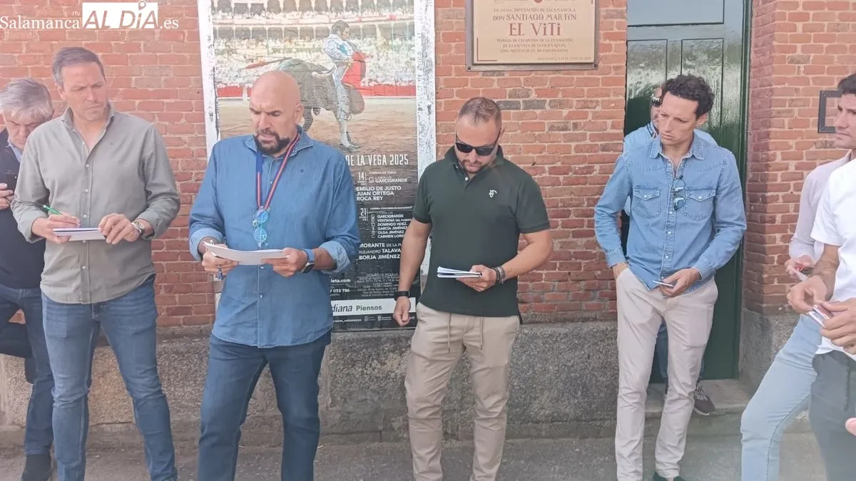 Sorteo de los novillos de Montalvo para la primera de feria en Salamanca 