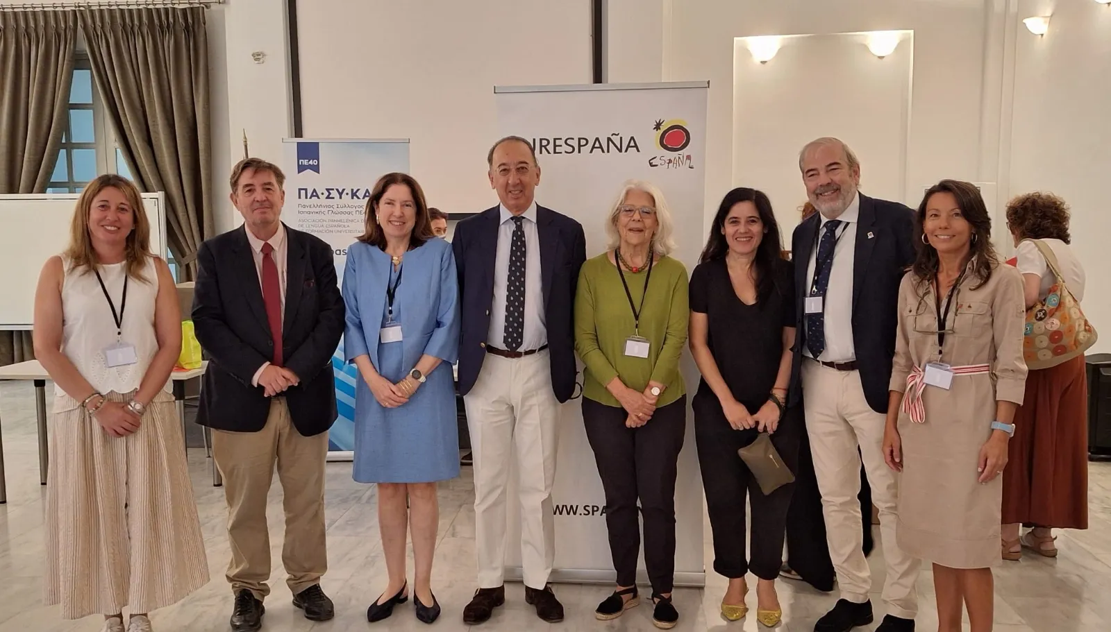 Salamanca se presenta en Atenas como capital mundial del español ante profesores de Grecia