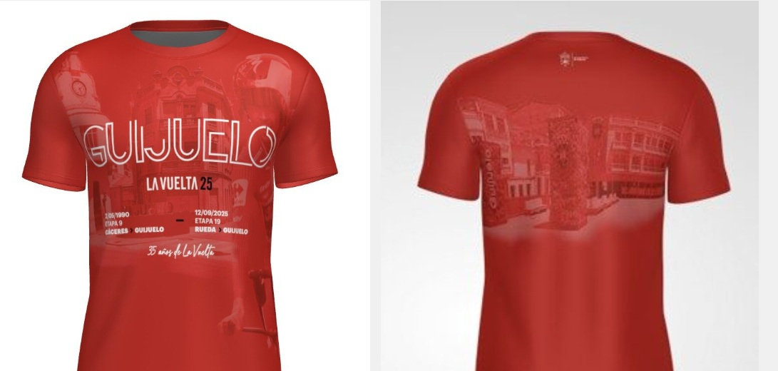 Guijuelo presenta una camiseta conmemorativa de La Vuelta 2025