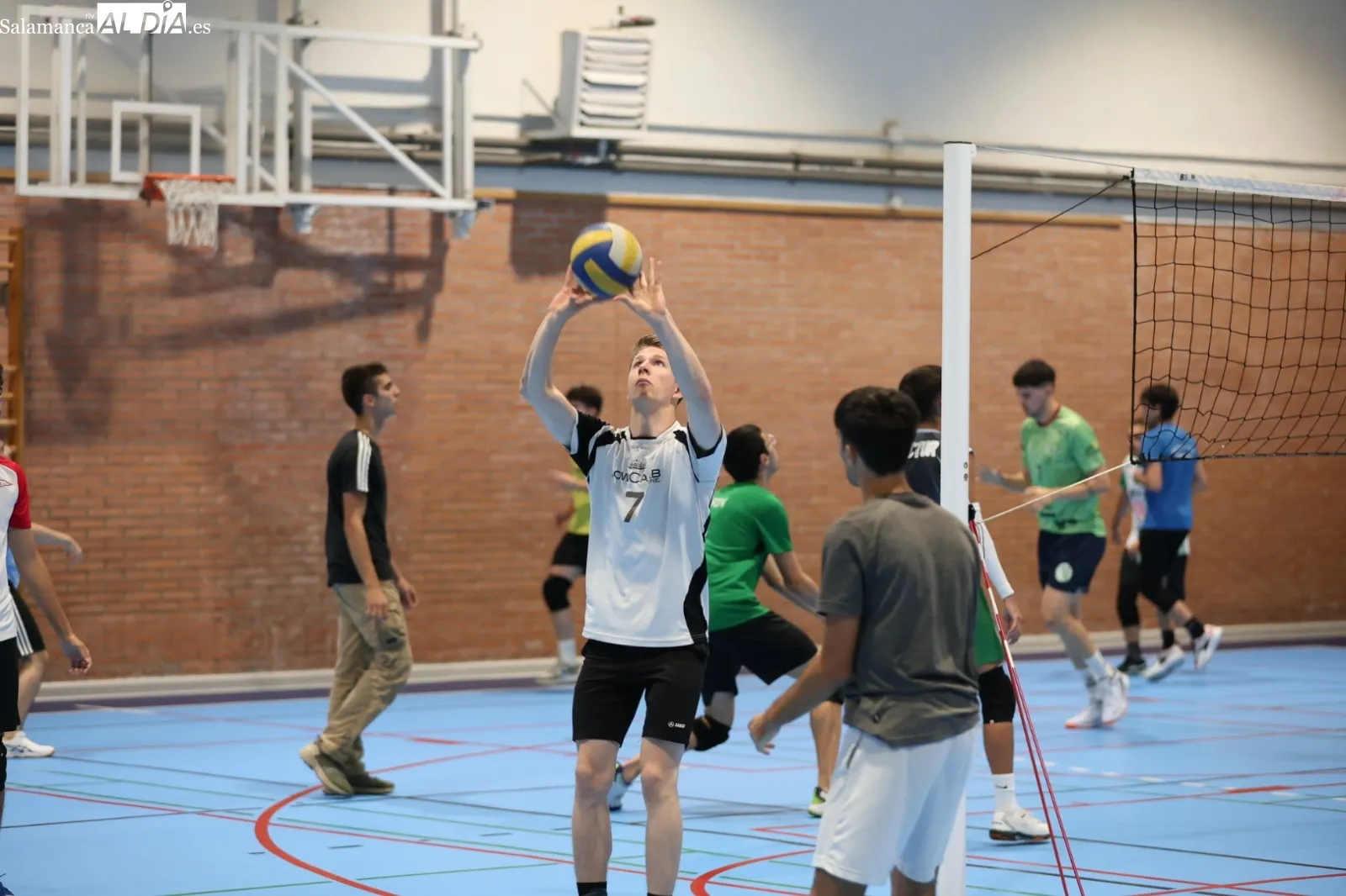 Comienzan los entrenamientos del Voleibol Salamanca | Fotos: David Sañudo