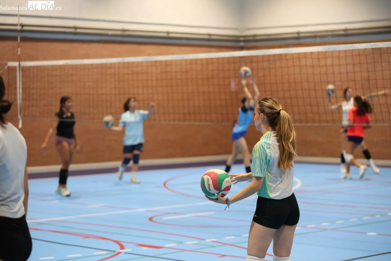 Comienzan los entrenamientos del Voleibol Salamanca | Fotos: David Sañudo