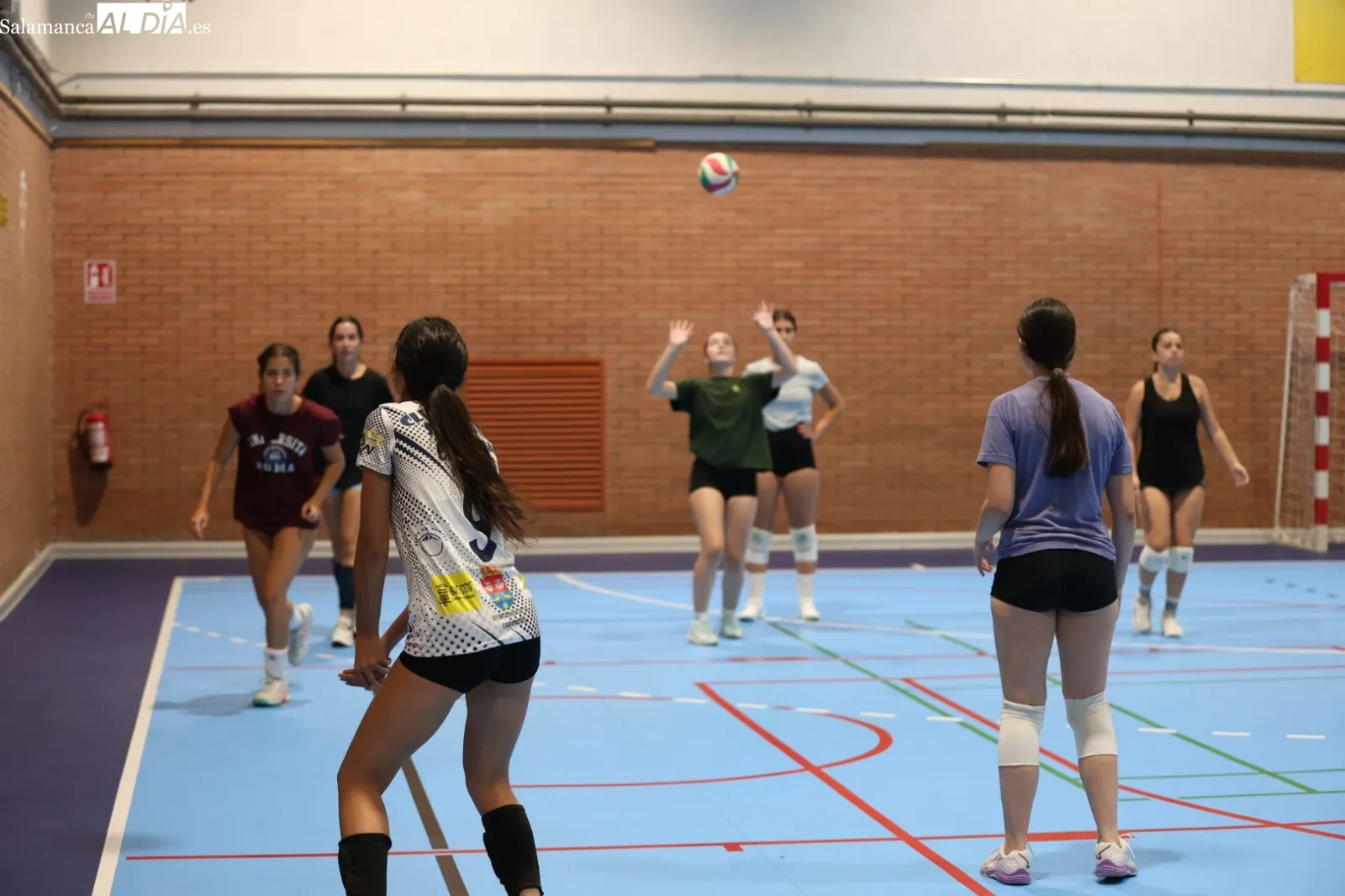 Comienzan los entrenamientos del Voleibol Salamanca | Fotos: David Sañudo