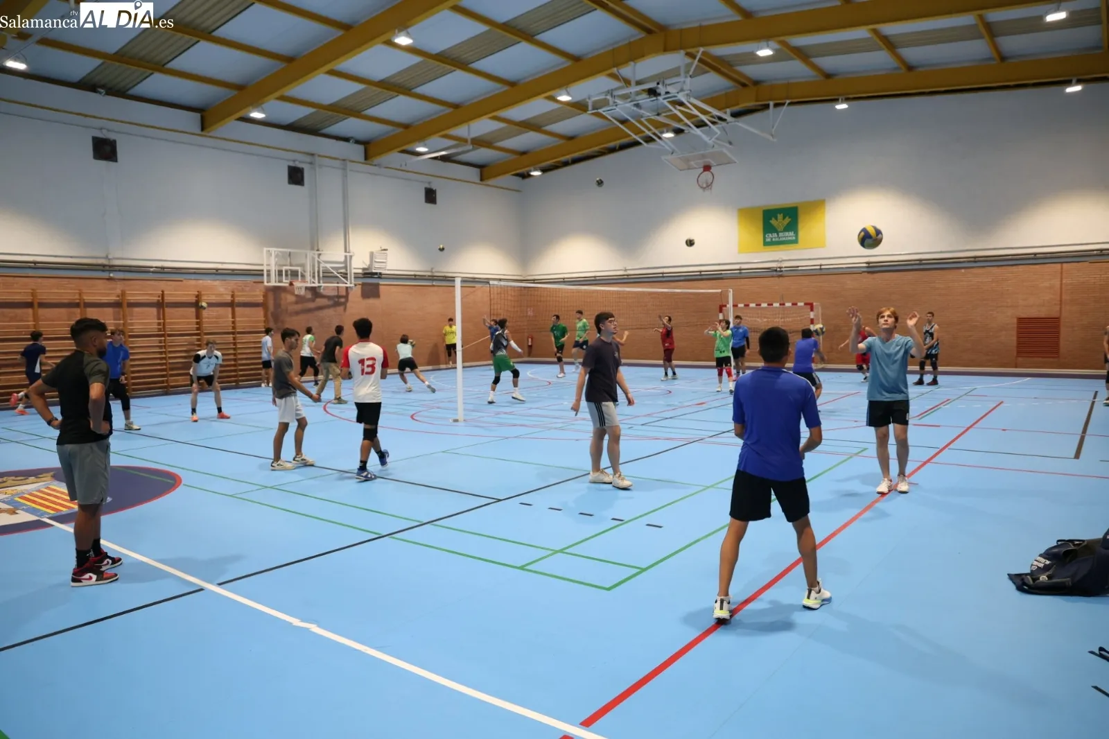 Comienzan los entrenamientos del Voleibol Salamanca | Fotos: David Sañudo