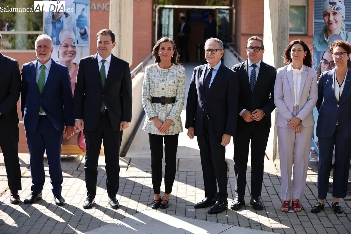 Llegada de la Reina Letizia al Campus Unamuno. Foto de Vanesa Martins