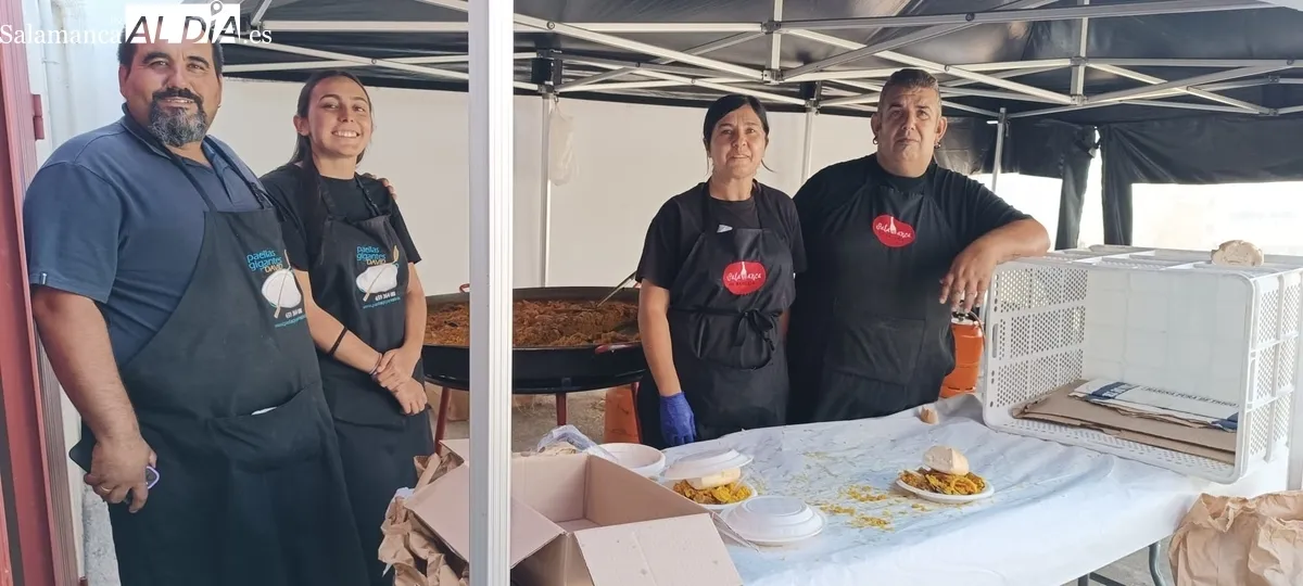 En Barruecopardo cogen fuerzas con una gran paella 