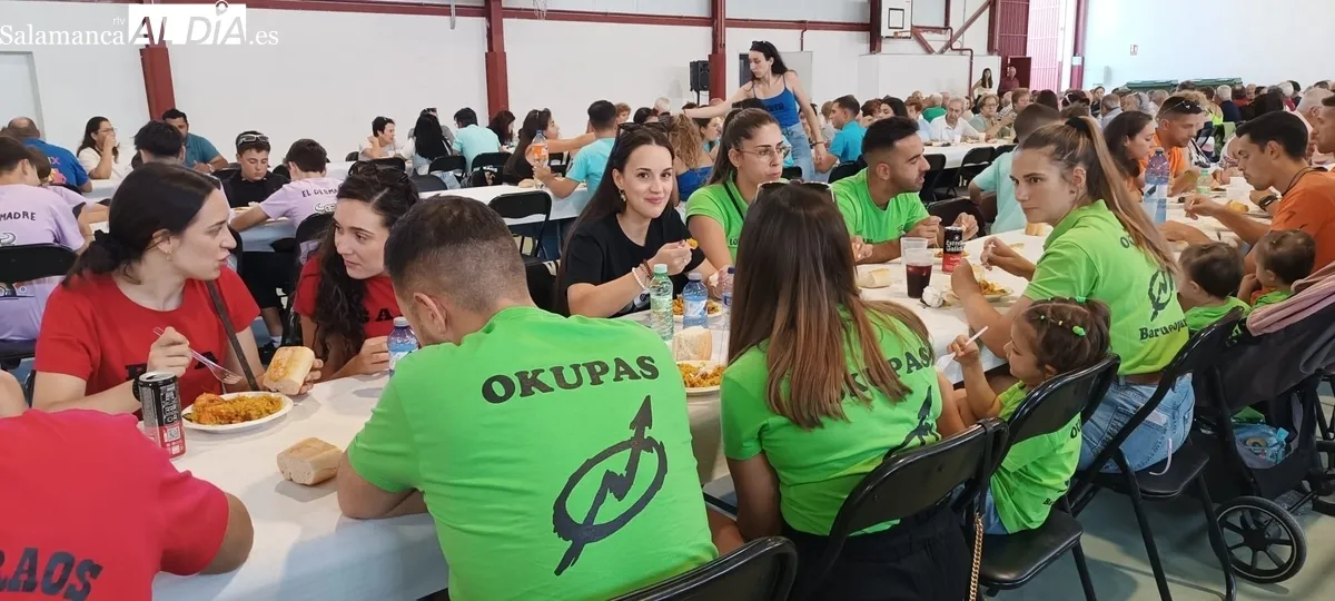 En Barruecopardo cogen fuerzas con una gran paella 