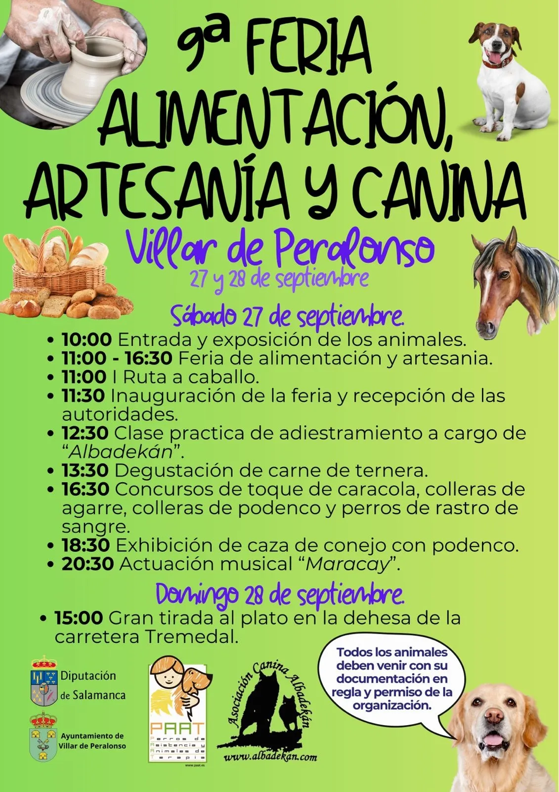 Foto 2 - Caballos, perros y gastronom&iacute;a: todo listo para la IX Feria de Villar de Peralonso
