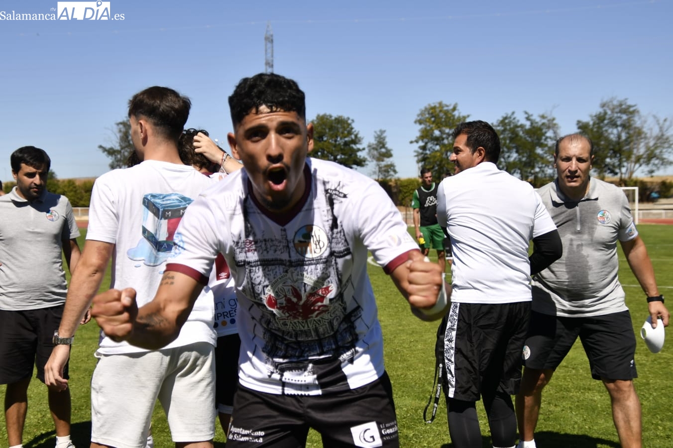 FOTOS | Servetti ya luce los galones de ser el 9 y le da al Salamanca UDS la primera victoria con un doblete (2-0)