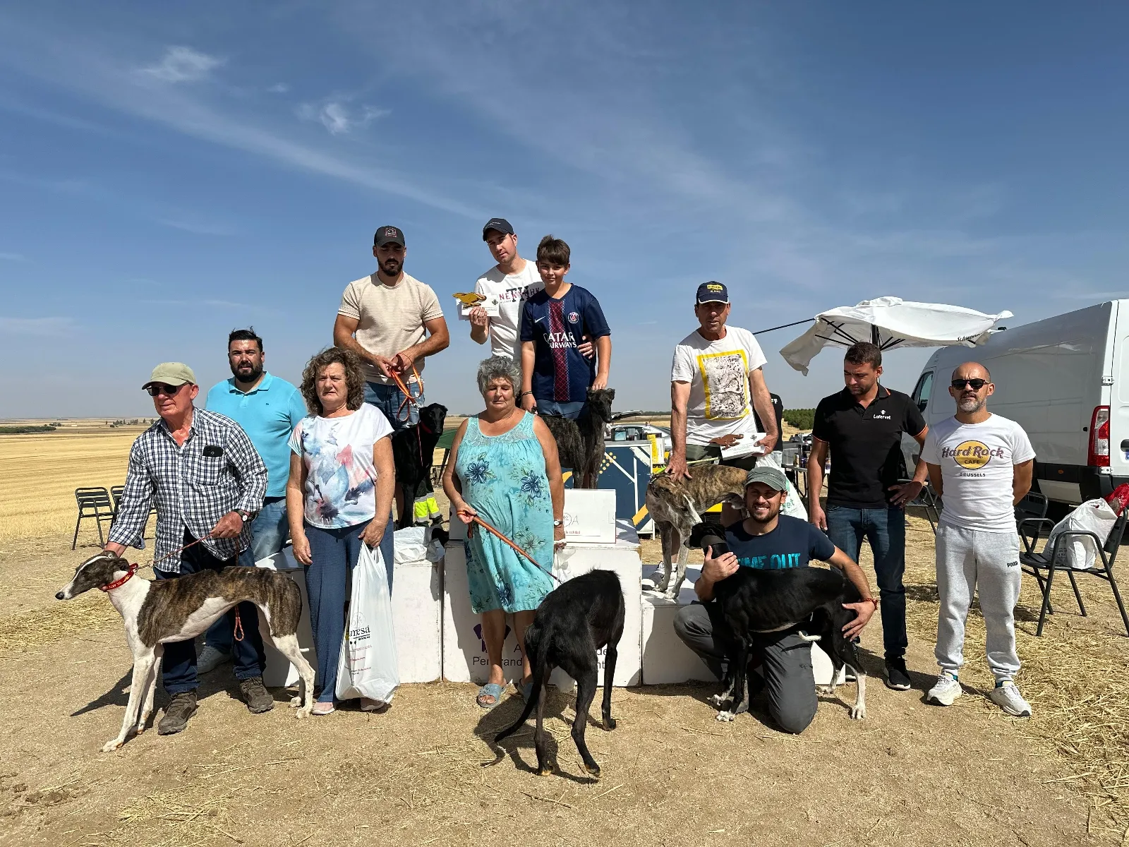 Gran éxito de participación en la II Carrera de Galgos “Ciudad de Peñaranda”