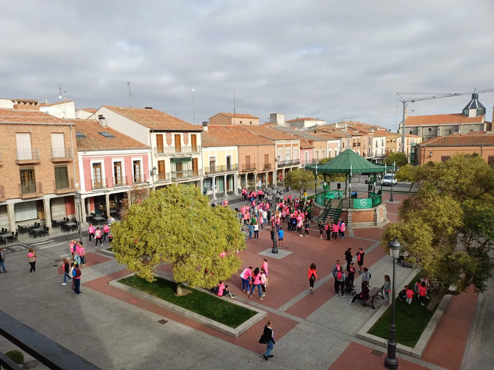 Multitudinaria marcha contra el cáncer en Peñaranda