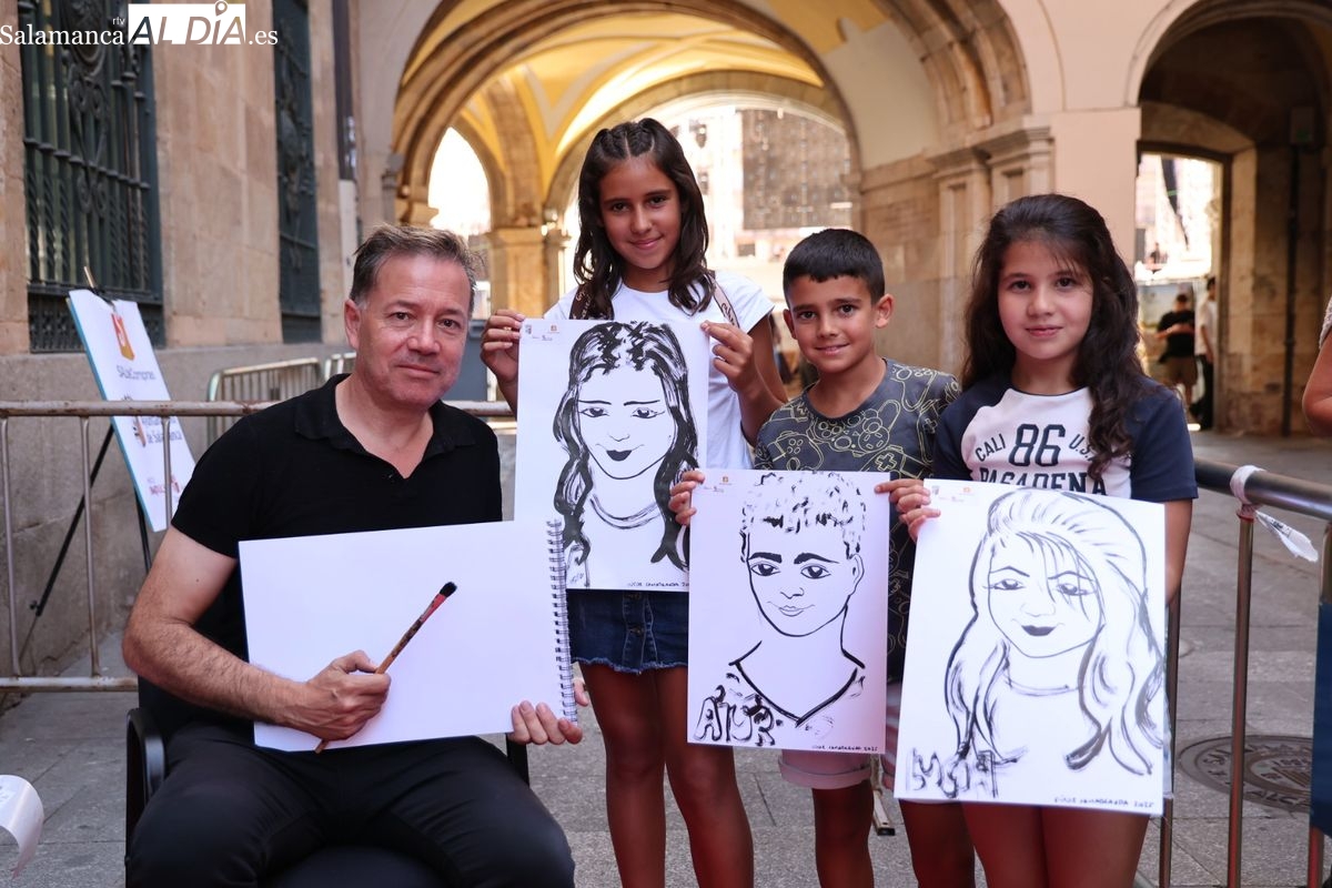 Caricaturas gratis en Salamanca para impulsar el comercio local