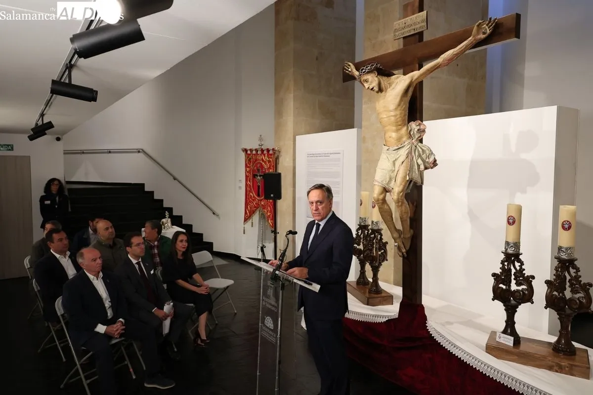 La Torre de los Anaya de Salamanca acoge una exposición gratuita para conmemorar el V centenario del Cristo de la Agonía Redentora. Foto de David Sañudo
