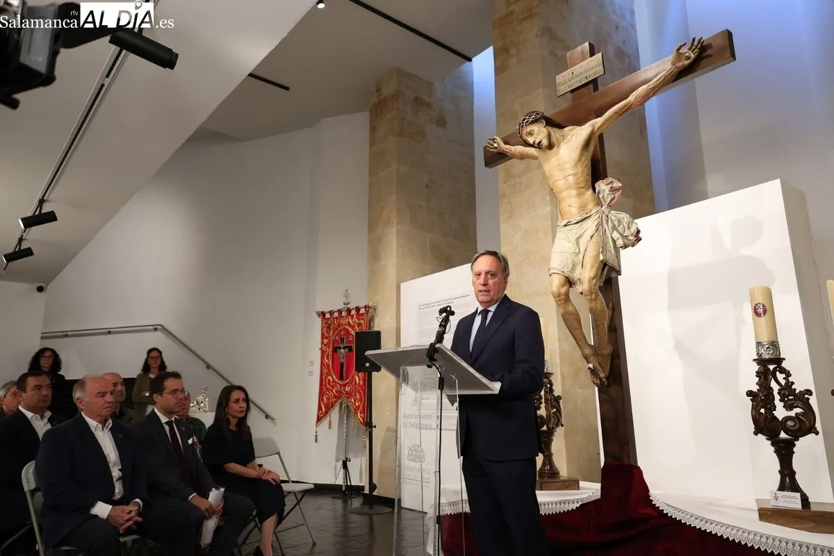 La Torre de los Anaya de Salamanca acoge una exposición gratuita para conmemorar el V centenario del Cristo de la Agonía Redentora. Foto de David Sañudo