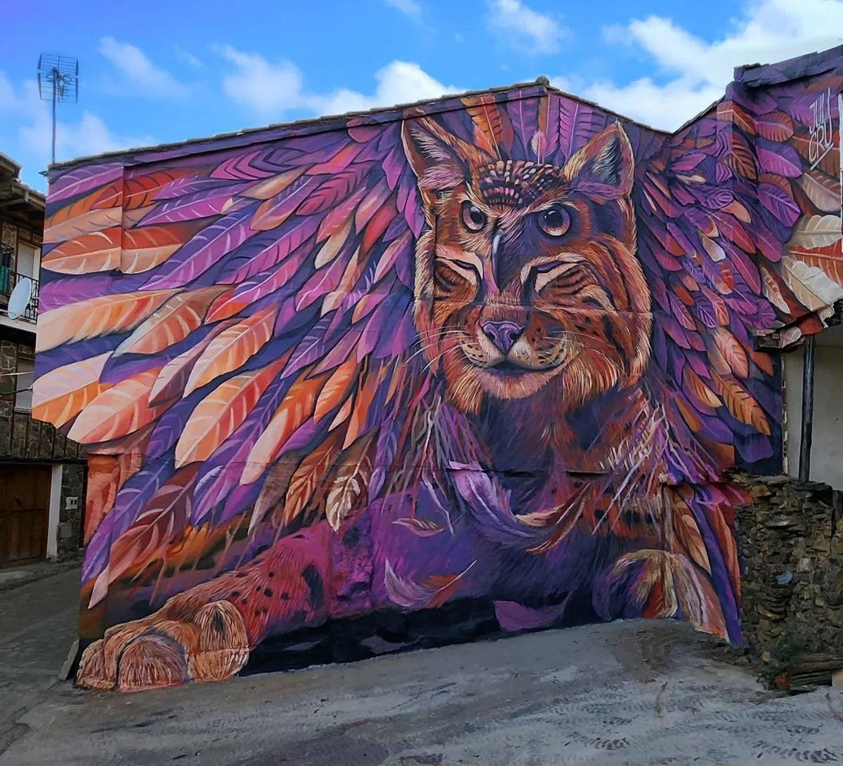 Foto 11 - Garcibuey vuelve a la &eacute;lite mundial del arte urbano: cuatro de sus murales compiten por ser el mejor del mundo (Fotos)