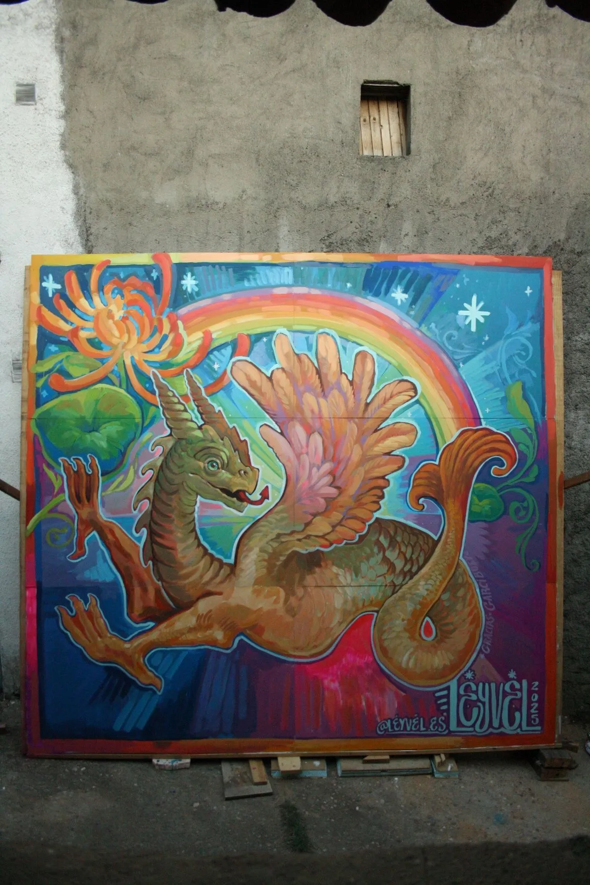 Foto 8 - Garcibuey vuelve a la &eacute;lite mundial del arte urbano: cuatro de sus murales compiten por ser el mejor del mundo (Fotos)