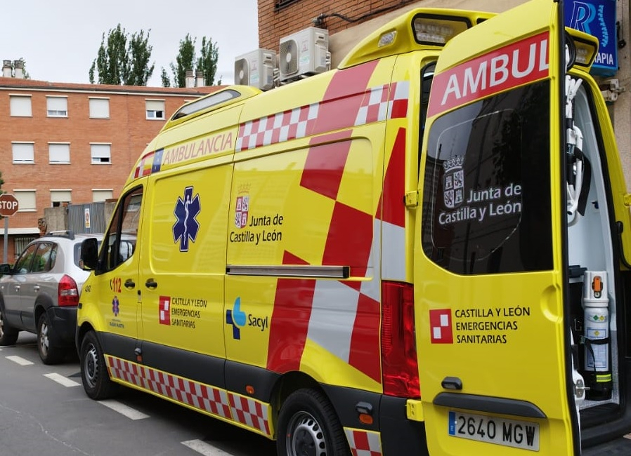 Herida una mujer de 69 años en un accidente en Salamanca