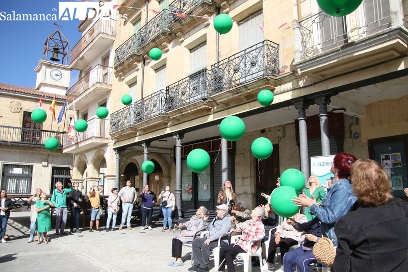 AFA Salamanca clama en Alba de Tormes contra el Alzheimer