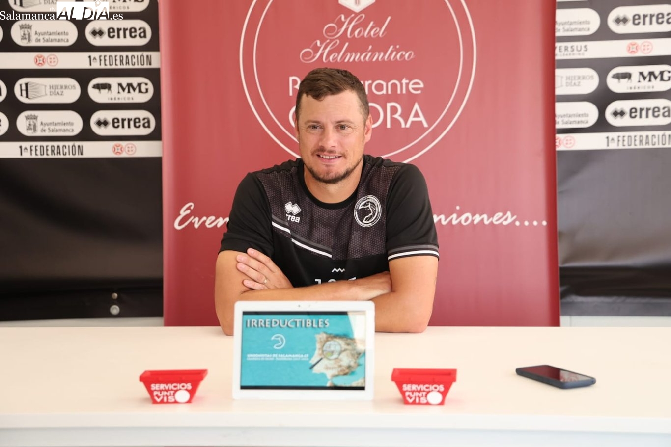 Declaraciones de Oriol Riera antes del partido de Unionistas en Guadalajara