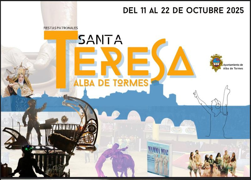 Programa Fiestas Santa Teresa Alba de Tormes 2025