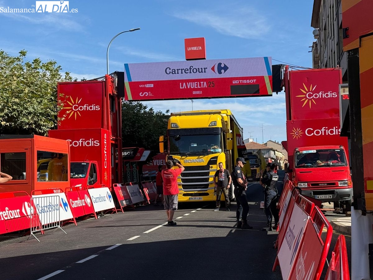 Vuelta a España en Guijuelo: cortes de tráfico y dispositivo de seguridad