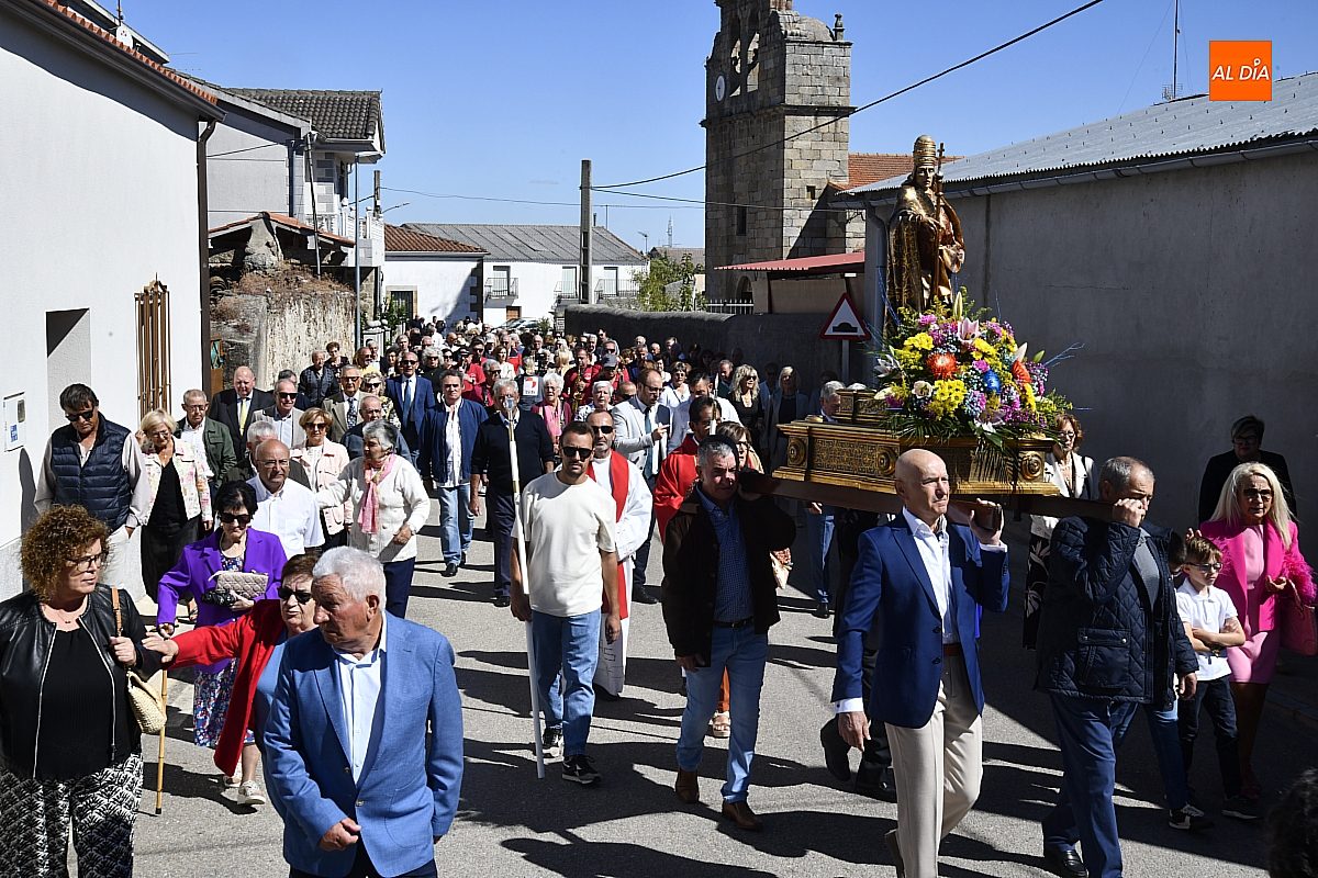 Procesión San Lino Espeja  devoción y solemnidad en su último día festivo