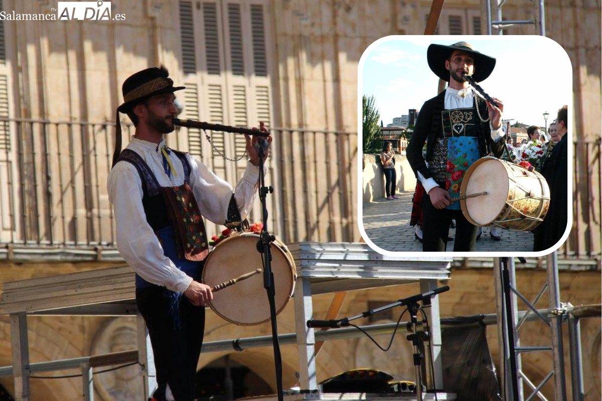 Raúl Benito, tamborilero Salamanca Peñaparda
