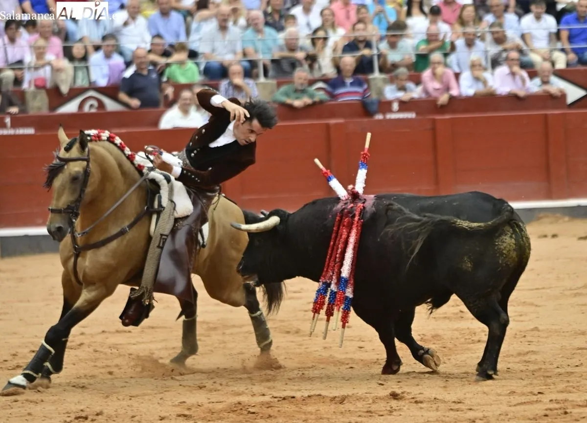 Festejo de rejones en La Glorieta