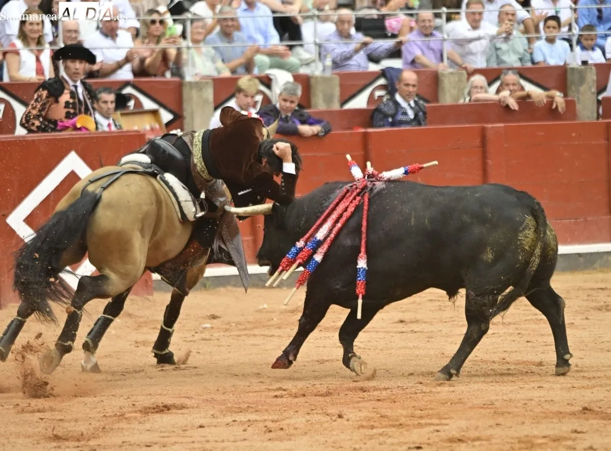 Festejo de rejones en La Glorieta
