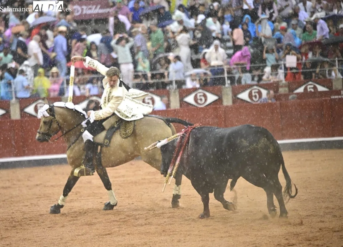 Festejo de rejones en La Glorieta